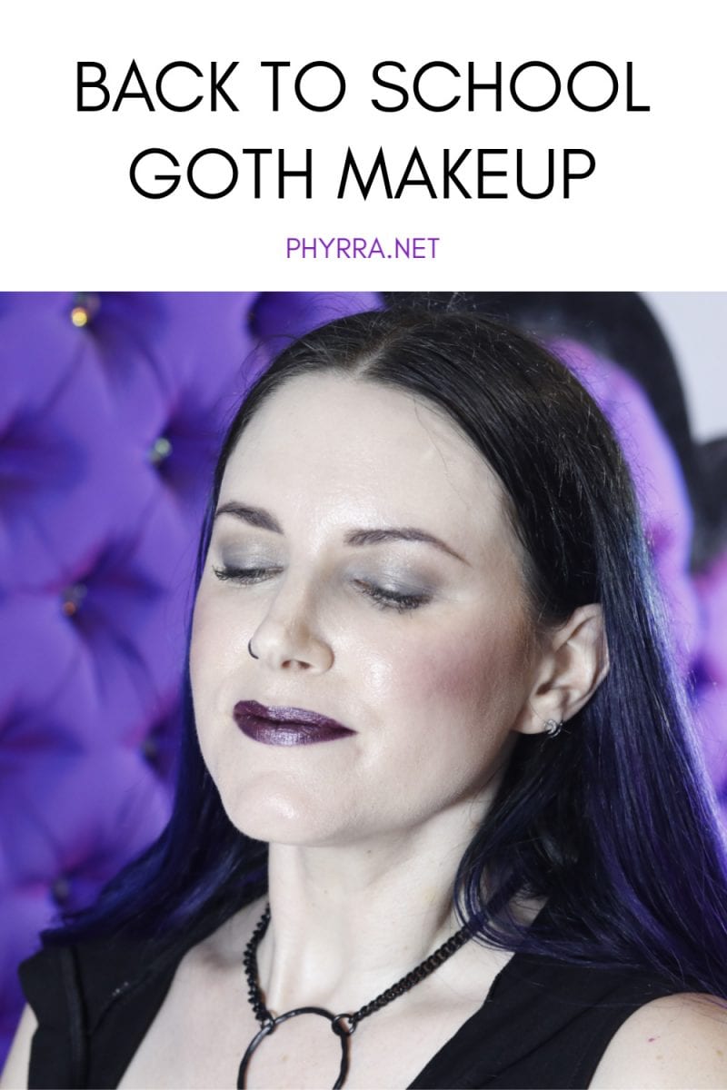 Back to School Goth Makeup - a beginner friendly tutorial